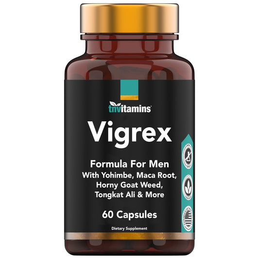 Vigrex: Male Performance Formula | 60 Capsules | With Yohimbe, Maca Root, Horny Goat Weed, Tongkat Ali & More
